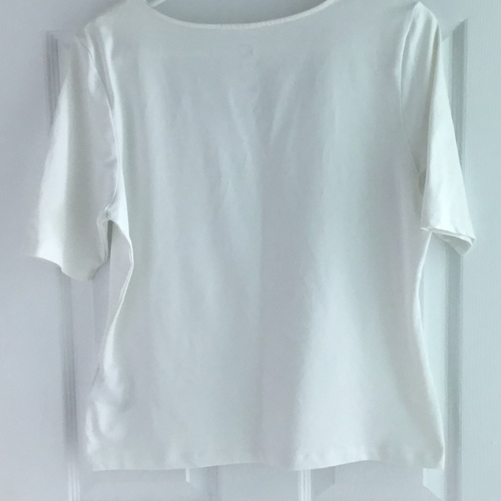 Ruby Rd white top Petite Medium - Picture 2 of 3
